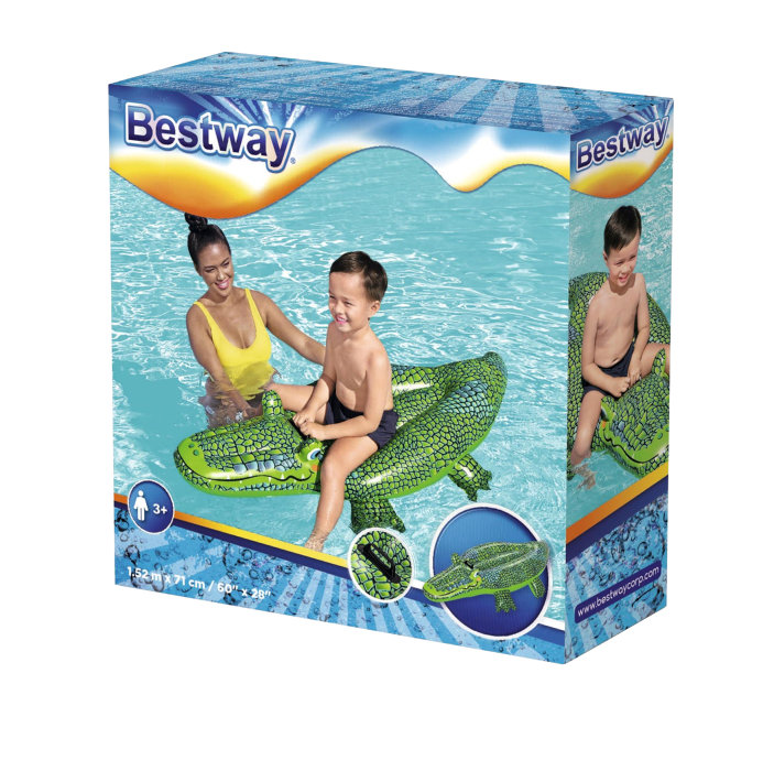 Badedyr krokodille 148 x 67 cm - Bestway